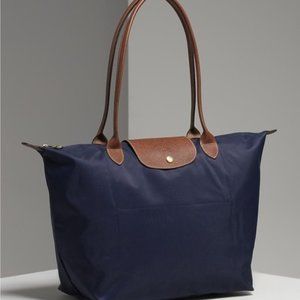 LONGCHAMP LE PLIAGE TOTE BAG NAVY BLUE